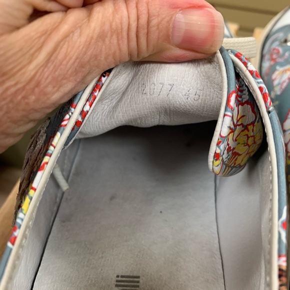 Roberto Cavalli Floral Low Leather Sneakers Sz 45 - Picture 8 of 15